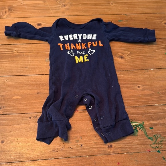 Carters 3 month everyone is thankful for me onesie - Picture 1 of 6